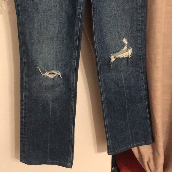 Zara High Rise Ripped Jeans - Picture 3 of 7